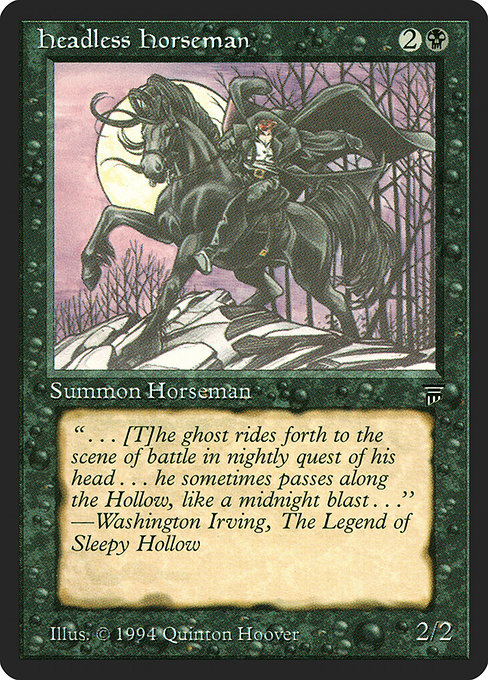 Headless Horseman (Legends #102)