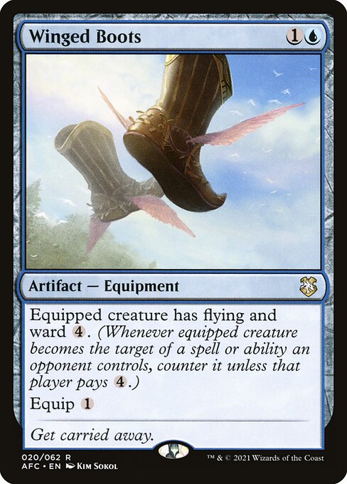 Winged Boots card image