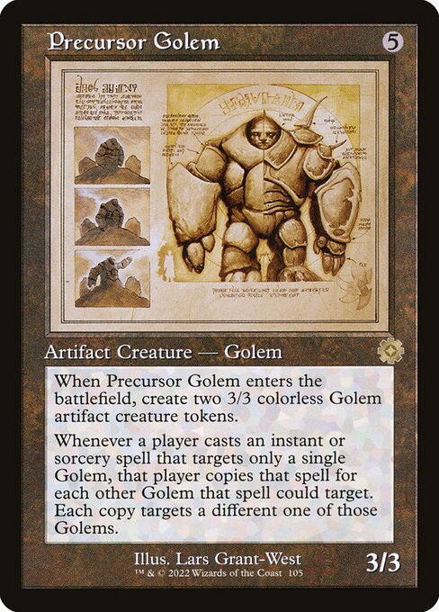 Precursor Golem (The Brothers' War Retro Artifacts #105)