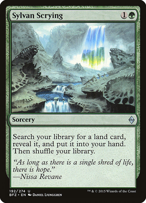 Sylvan Scrying (bfz) 192