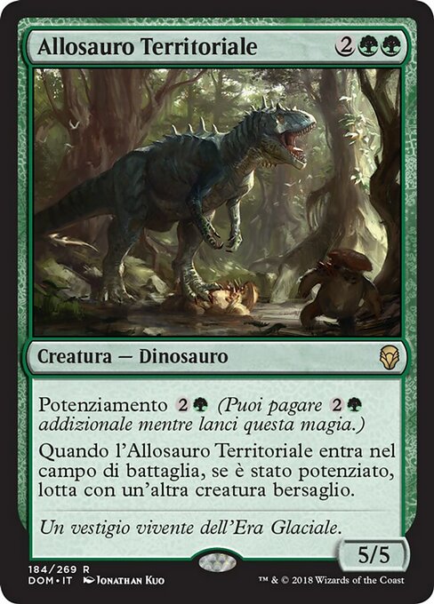 Territorial Allosaurus (Dominaria #184)