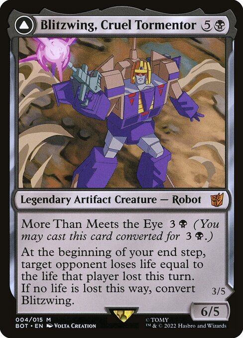 Blitzwing, Cruel Tormentor // Blitzwing, Adaptive Assailant card image