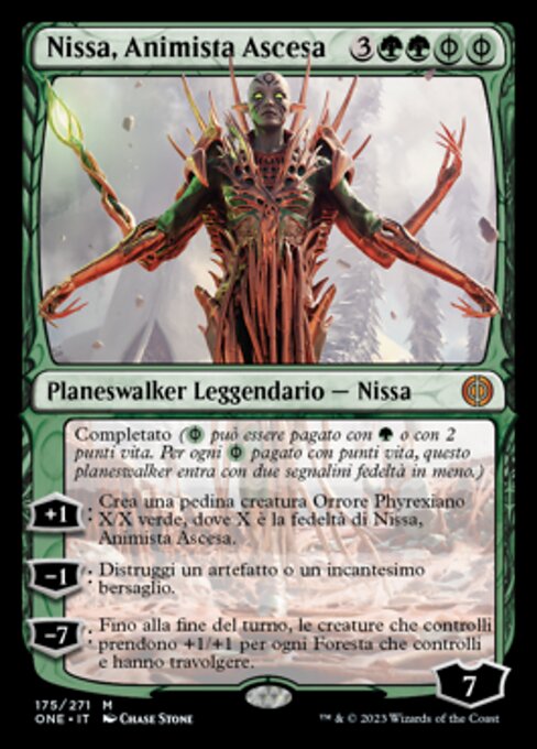 Nissa, Ascended Animist (Phyrexia: All Will Be One #175)