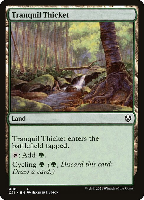 Tranquil Thicket (Commander 2021 #408)