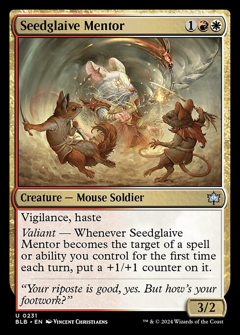 Seedglaive Mentor (Bloomburrow #231)