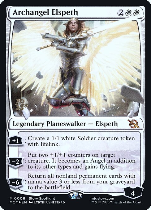 Archangel Elspeth (March of the Machine Promos #6s)