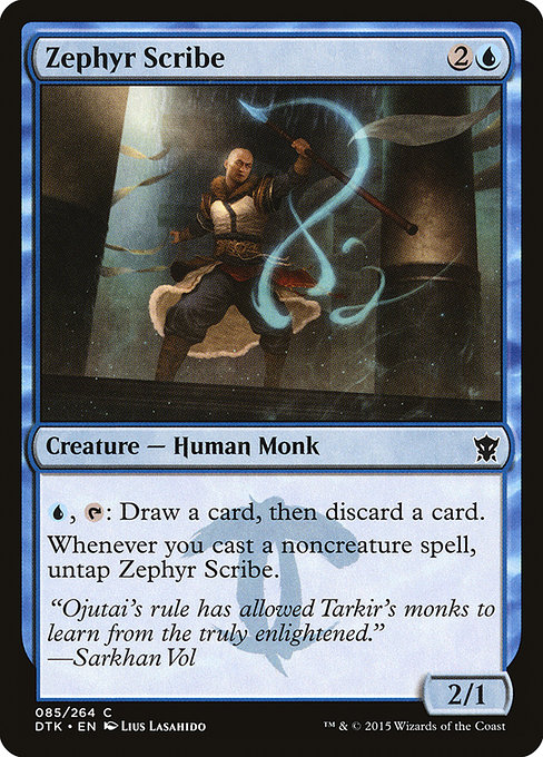 Zephyr Scribe (Dragons of Tarkir #85)