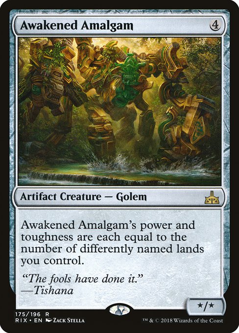 Awakened Amalgam (Rivals of Ixalan #175)