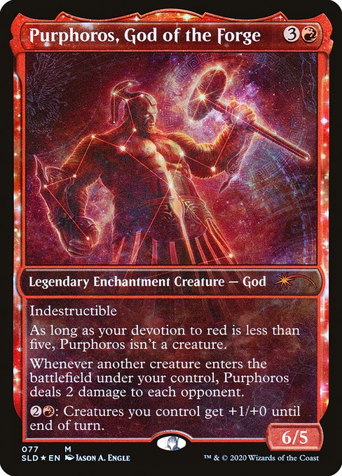 Purphoros, God of the Forge (Secret Lair Drop #77)