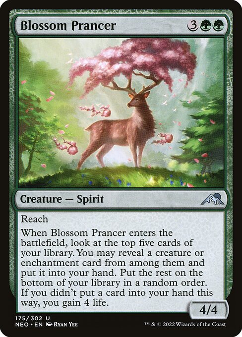 Blossom Prancer (Kamigawa: Neon Dynasty #175)