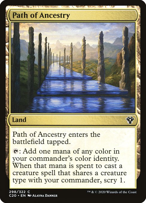 Path of Ancestry (Commander 2020 #298)