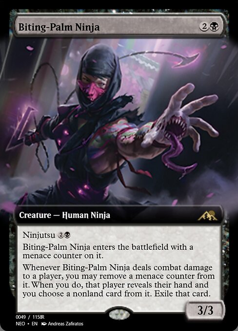 Biting-Palm Ninja (Magic Online Promos #97961)