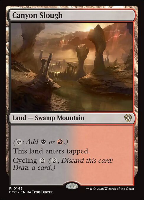 Canyon Slough magic the gathering card art