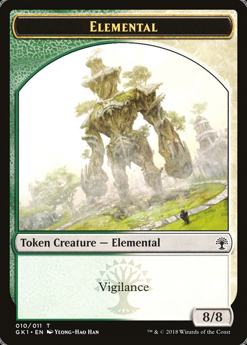 Elemental // Centaur (GRN Guild Kit Tokens #10)