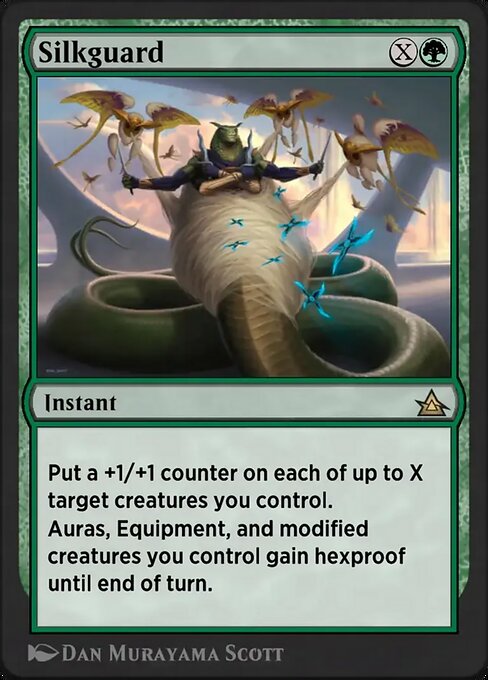 Silkguard magic the gathering card art