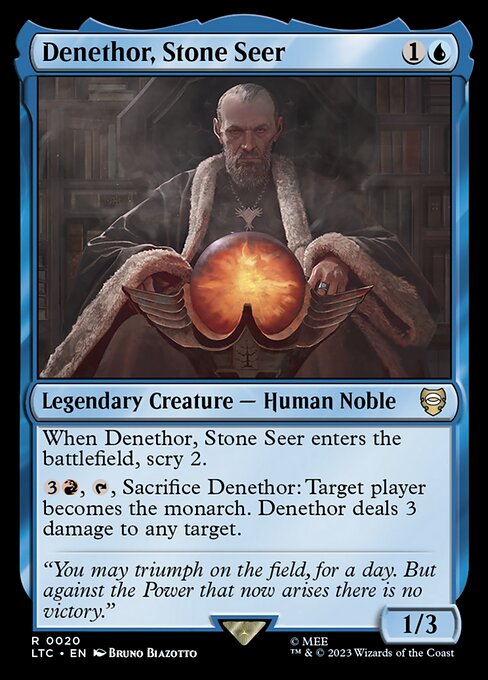 Denethor, Stone Seer card image