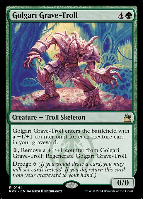 Golgari Grave-Troll (rvr) 144 Golgari Grave-Troll (rvr) 144