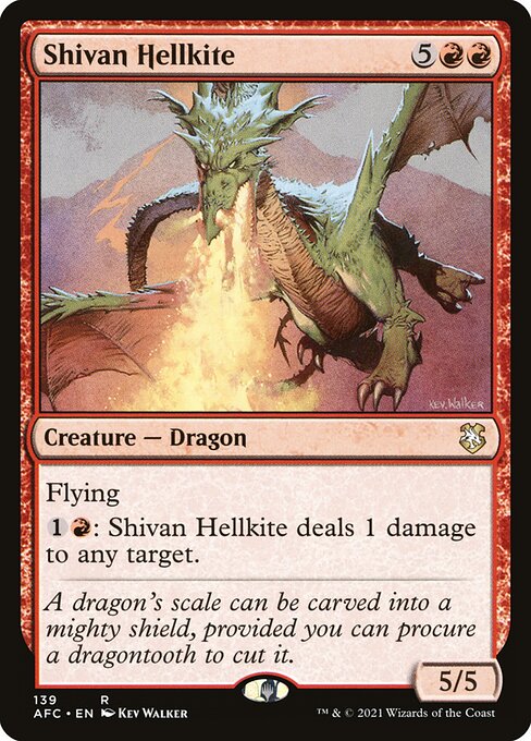 Shivan Hellkite (Forgotten Realms Commander #139)