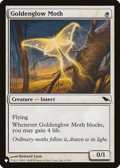 Goldenglow Moth (The List #19)