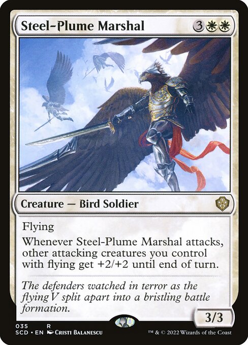 Steel-Plume Marshal (Starter Commander Decks #35)