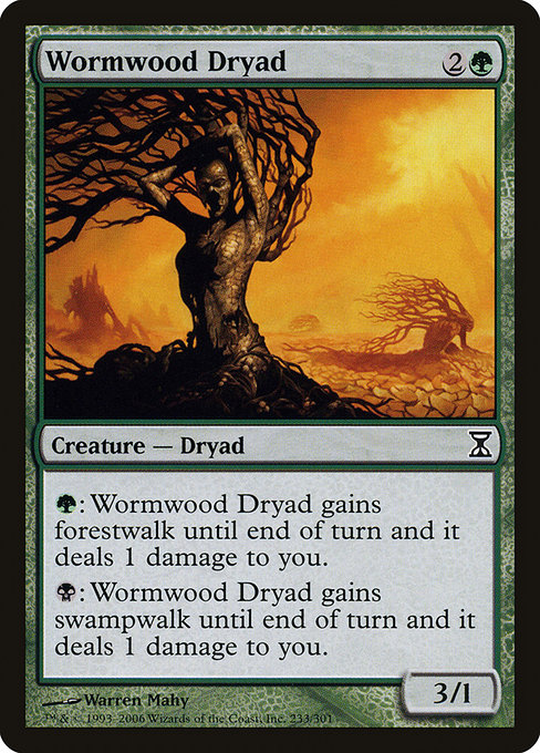 Wormwood Dryad (Time Spiral #233)