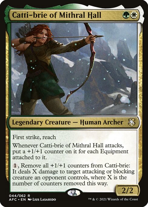 Catti-brie of Mithral Hall card image