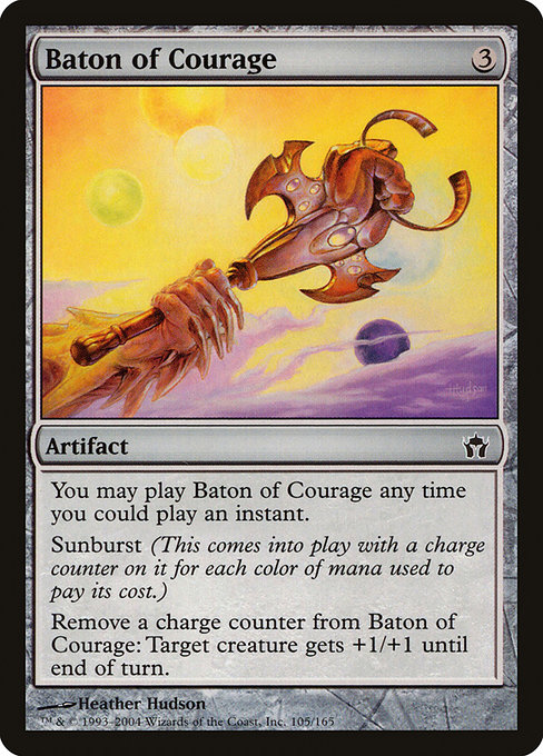 Baton of Courage card image
