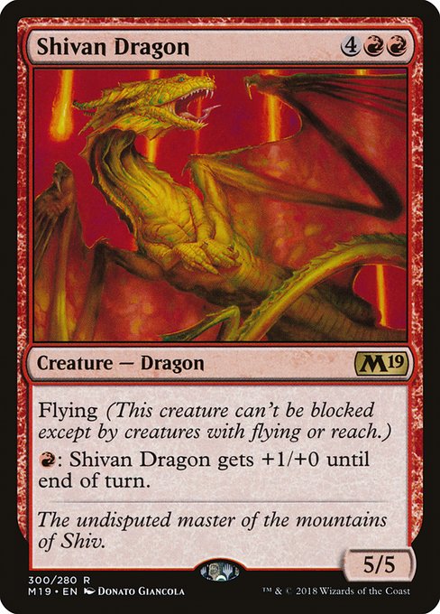 Shivan Dragon (M19)
