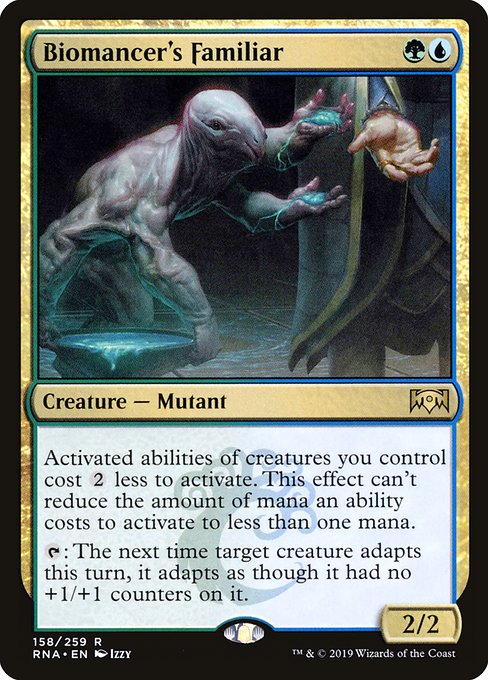 Biomancer's Familiar (Ravnica Allegiance #158)