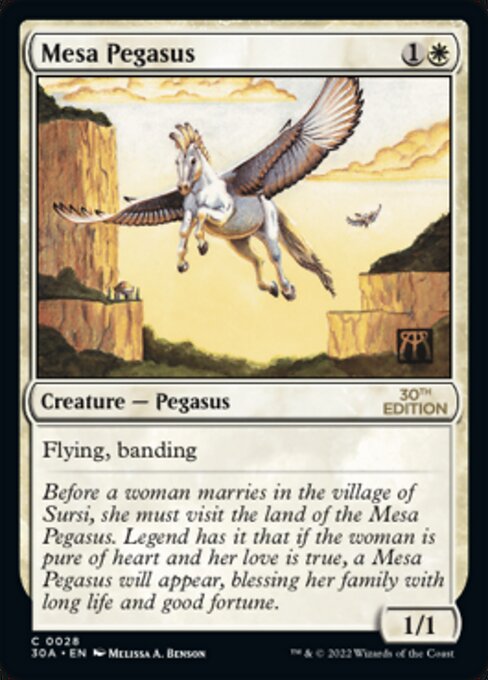 Mesa Pegasus (30th Anniversary Edition #28)