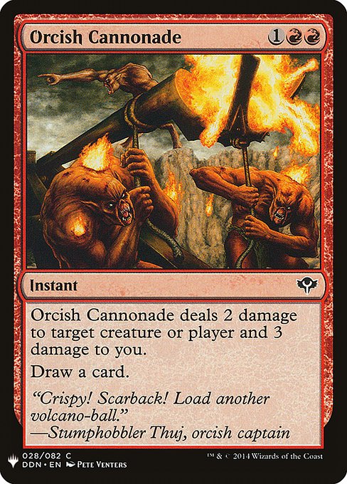 Orcish Cannonade (Mystery Booster #1021)