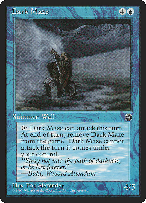 Dark Maze card image