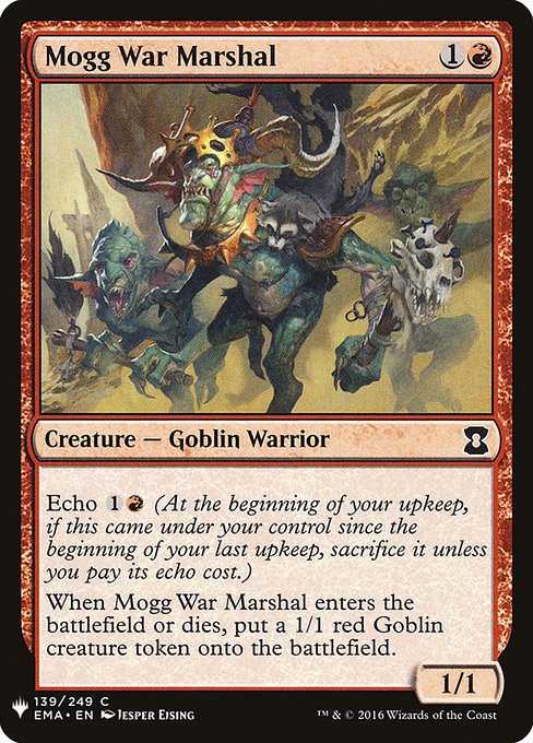 Mogg War Marshal (Mystery Booster #1015)