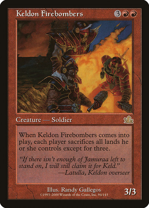 Keldon Firebombers card image