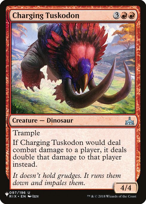 Charging Tuskodon (The List #RIX-97)