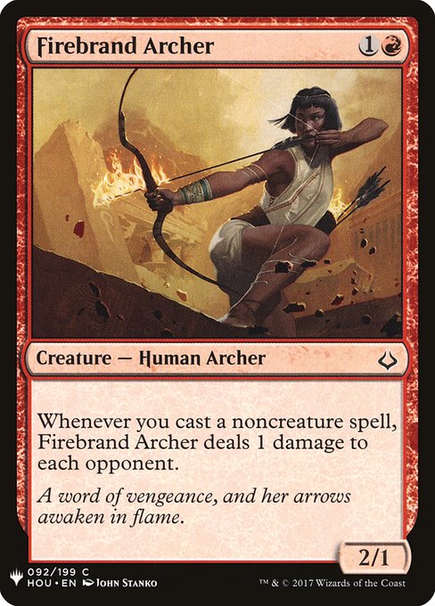 Firebrand Archer (The List #HOU-92)