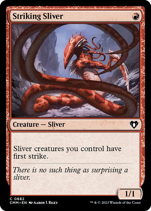 Striking Sliver (Commander Masters #882)