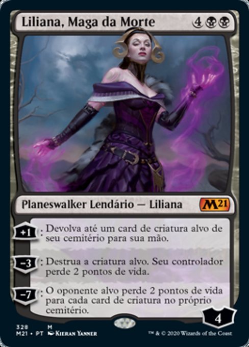 Liliana, Death Mage (Core Set 2021 #328)