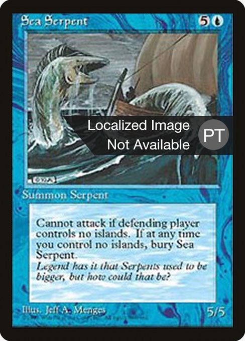 Sea Serpent (Fourth Edition Foreign Black Border #98)