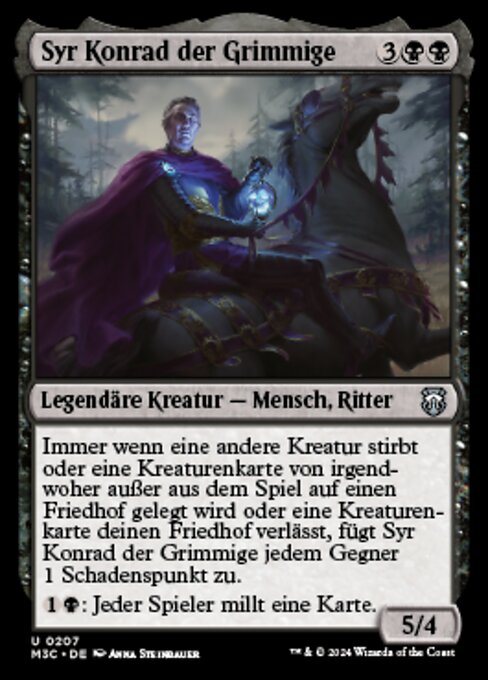 Syr Konrad, the Grim (Modern Horizons 3 Commander #207)