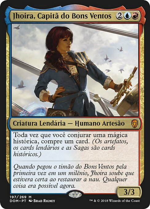 Jhoira, Weatherlight Captain (Dominaria #197)