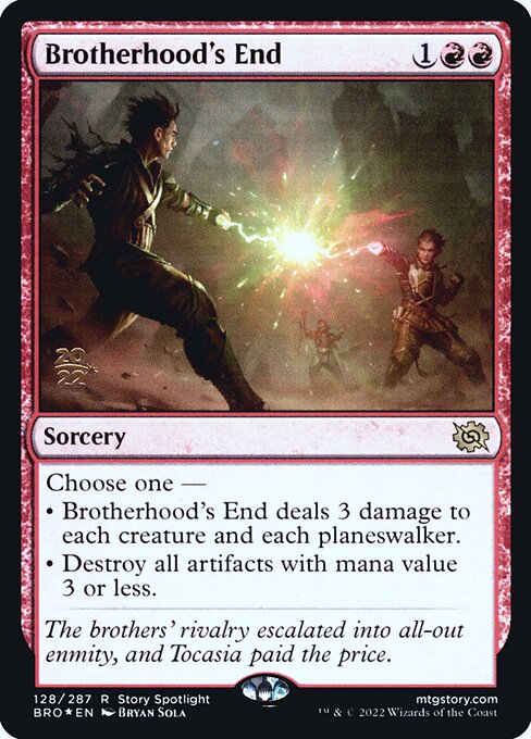 Brotherhood's End (The Brothers' War Promos #128s)