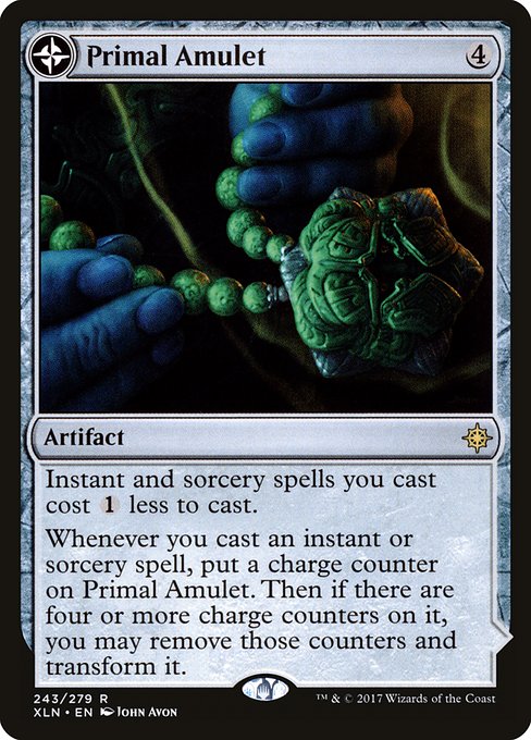 Primal Amulet // Primal Wellspring (Ixalan #243)