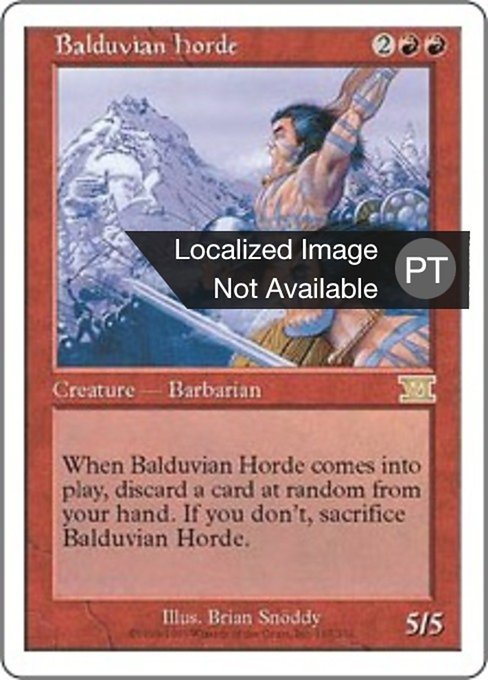 Balduvian Horde (Classic Sixth Edition #167)