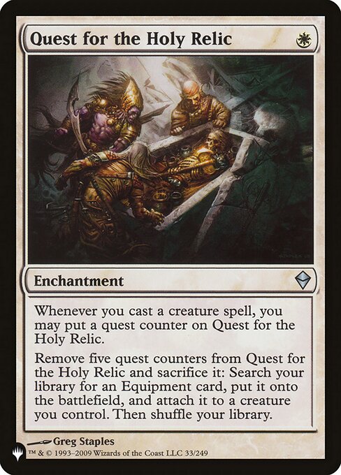 Quest for the Holy Relic (The List #454)