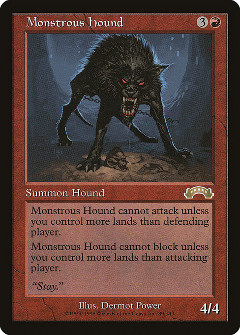 Monstrous Hound card image