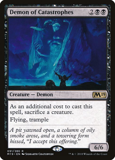 Demon of Catastrophes (Core Set 2019 #91)