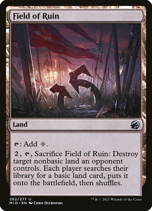 Field of Ruin (Innistrad: Midnight Hunt #262)