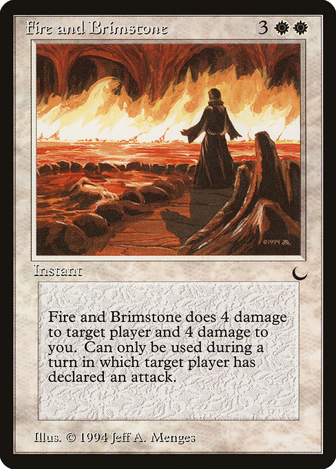 Fire And Brimstone The Dark Mtg Print