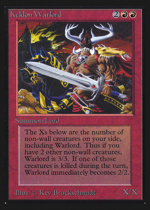 Keldon Warlord (Intl. Collectors' Edition #161)